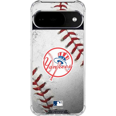 MLB New York Yankees Game Ball Google Pixel 10 Clear Case